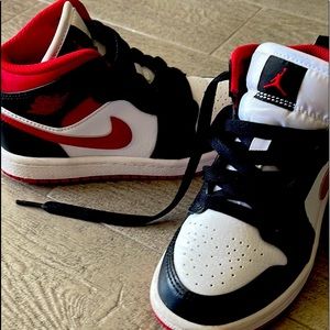 Kids size 12 Jordan’s! Wore once, in perfect condition